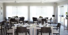 Arcare aged care peregian springs dining room